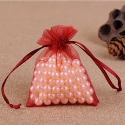 100pcs 5x7, 7x9,9x12,10x15 cm Drawstring Organza Bags Jewelry Packaging Bags Wedding Party Gift Bag Christmas Birthday Gift Bags