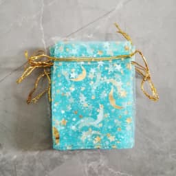 500pcs Star Moon Organza Gift Bags Small Bag for Jewelry Pouch Mini Sachet Drawstring Storage Bag Jewelry Packaging Display Bags