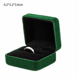 New High-grade Velvet Jewelry Organizer Box Ring Box Earrings Bracelet Necklace Storage Iron Gift Jewelry Packaging Case Joyero
