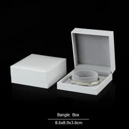 Wholesale Ring Earrings Jewelry Packaging Box for Business Superior Gift Necklace Ear Studs Bracelet Bangle Storage Box White