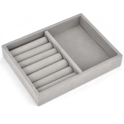 Velvet Jewelry Box Display Tray Drawer Storage Jewellery Holder For Ring Earrings Necklace Bracelet Soft Velvet Organizer Case