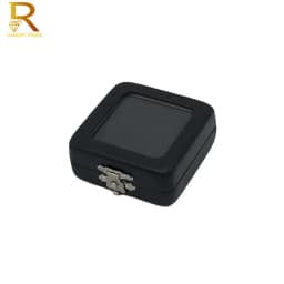 Quality Loose Diamond Display Box PU Leather Case Gem Stone Storage Box Black White Pad Bead Pendant Gemstones Organizer Holder