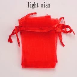 100pcs/lot 5*7cm organza bag Christmas wedding gift bag jewelry packing Display jewelry bag&pouch favor bags 23 colors optional