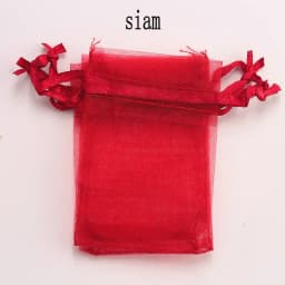 100pcs/lot 5*7cm organza bag Christmas wedding gift bag jewelry packing Display jewelry bag&pouch favor bags 23 colors optional