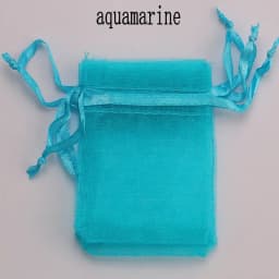 100pcs/lot 5*7cm organza bag Christmas wedding gift bag jewelry packing Display jewelry bag&pouch favor bags 23 colors optional