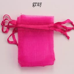 100pcs/lot 5*7cm organza bag Christmas wedding gift bag jewelry packing Display jewelry bag&pouch favor bags 23 colors optional
