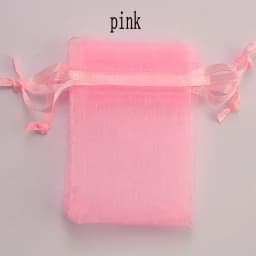 100pcs/lot 5*7cm organza bag Christmas wedding gift bag jewelry packing Display jewelry bag&pouch favor bags 23 colors optional
