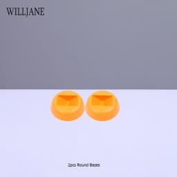 Transparent PE Film Jewelry Storage Box Color 3D Floating Display Frame Coin Dustproof Exhibition Ring Earrings Organizer Case