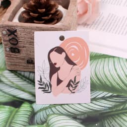 25pcs 6x8cm Earrings Display Card Necklace Holder For DIY Jewelry Ear Studs Necklace Chain Packaging Organizer Display Supply