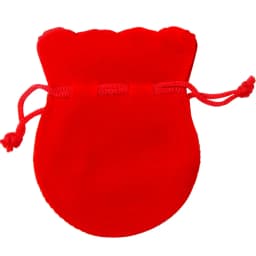 Chanfar 25pcs 7x9cm Velvet Bag White Red Black Pink Drawstring Pouch Calabash Shape Gift Packing Bags For Wedding Pouches