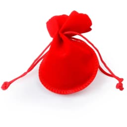 Chanfar 25pcs 7x9cm Velvet Bag White Red Black Pink Drawstring Pouch Calabash Shape Gift Packing Bags For Wedding Pouches