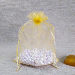 Hot 50pcs Jewelry Bags 17x23 20x30 25x35 30x40cm Wedding Christmas Gift Organza Bag Jewelry Packaging Display & Jewelry Pouches