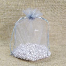 Hot 50pcs Jewelry Bags 17x23 20x30 25x35 30x40cm Wedding Christmas Gift Organza Bag Jewelry Packaging Display & Jewelry Pouches
