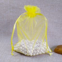 Hot 50pcs Jewelry Bags 17x23 20x30 25x35 30x40cm Wedding Christmas Gift Organza Bag Jewelry Packaging Display & Jewelry Pouches