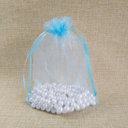 Hot 50pcs Jewelry Bags 17x23 20x30 25x35 30x40cm Wedding Christmas Gift Organza Bag Jewelry Packaging Display & Jewelry Pouches