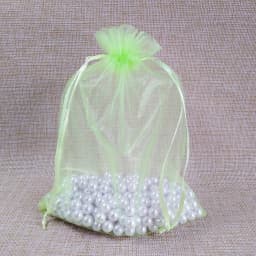 Hot 50pcs Jewelry Bags 17x23 20x30 25x35 30x40cm Wedding Christmas Gift Organza Bag Jewelry Packaging Display & Jewelry Pouches