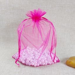 Hot 50pcs Jewelry Bags 17x23 20x30 25x35 30x40cm Wedding Christmas Gift Organza Bag Jewelry Packaging Display & Jewelry Pouches