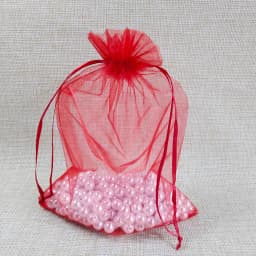 Hot 50pcs Jewelry Bags 17x23 20x30 25x35 30x40cm Wedding Christmas Gift Organza Bag Jewelry Packaging Display & Jewelry Pouches