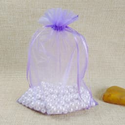 Hot 50pcs Jewelry Bags 17x23 20x30 25x35 30x40cm Wedding Christmas Gift Organza Bag Jewelry Packaging Display & Jewelry Pouches