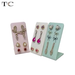 Earrings Holder Jewelry Organizer Earring Cards Ear Studs Organizer Jewelry Display Stand 12 Holes Earrings Studs Display Rack