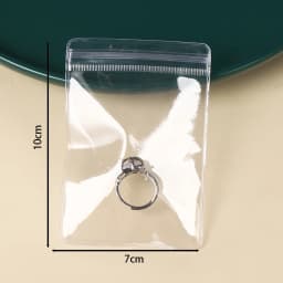 10-50pcs Thicken PVC DIY Jewelry Package Bags Transparent Anti-Oxidation Organizer Display Necklace Storage Self Sealing Pouches