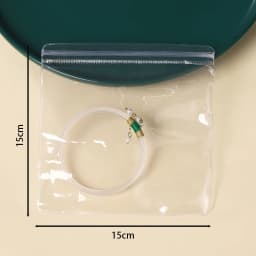 10-50pcs Thicken PVC DIY Jewelry Package Bags Transparent Anti-Oxidation Organizer Display Necklace Storage Self Sealing Pouches