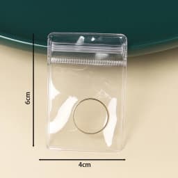 10-50pcs Thicken PVC DIY Jewelry Package Bags Transparent Anti-Oxidation Organizer Display Necklace Storage Self Sealing Pouches