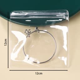 10-50pcs Thicken PVC DIY Jewelry Package Bags Transparent Anti-Oxidation Organizer Display Necklace Storage Self Sealing Pouches