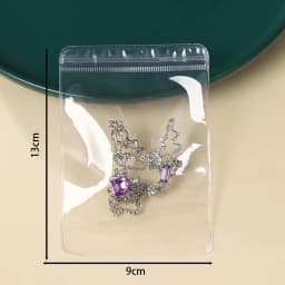 10-50pcs Thicken PVC DIY Jewelry Package Bags Transparent Anti-Oxidation Organizer Display Necklace Storage Self Sealing Pouches