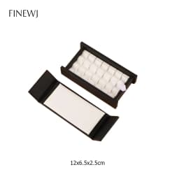 Jewelry Gems Carry Travel Display Box Show Gemstone Organizer Holder Loose Diamond Presenting Stand Tray Gem Stone Storage Case