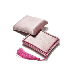 Velvet Tassel Jewelry Ring Earrings Portable Necklace Box Velvet Display Box Jewelry Storage Packaging