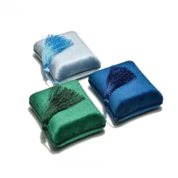 Velvet Tassel Jewelry Ring Earrings Portable Necklace Box Velvet Display Box Jewelry Storage Packaging