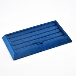 TAIMY Plush Velvet Ring Holder Trays Jewelry Anti-scratch Desktop Decoration men's Tray Jeweler Store Display Packaging Dropship