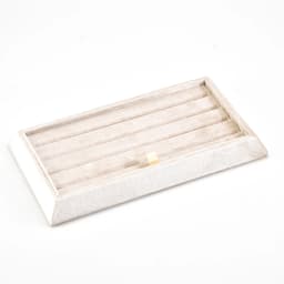 TAIMY Plush Velvet Ring Holder Trays Jewelry Anti-scratch Desktop Decoration men's Tray Jeweler Store Display Packaging Dropship