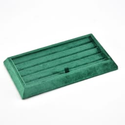 TAIMY Plush Velvet Ring Holder Trays Jewelry Anti-scratch Desktop Decoration men's Tray Jeweler Store Display Packaging Dropship