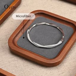 Oirlv Solid Wood Jewelry Tray for Necklace Bracelet Watch and Ring Storage Jewelry Display Case; Perfect for the Entryway Gift