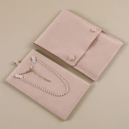 1Pcs Velvet Jewelry Organizer Pouch with Card Bracelet Pearl Necklace Storage High-end Wedding Gifts Bag Fashion Jewelry Bag