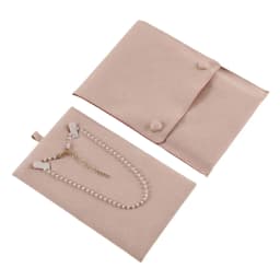 1Pcs Velvet Jewelry Organizer Pouch with Card Bracelet Pearl Necklace Storage High-end Wedding Gifts Bag Fashion Jewelry Bag