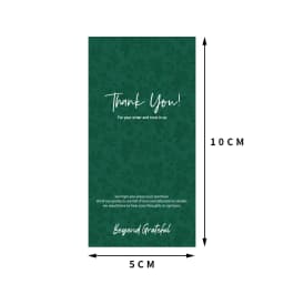 50PCS 5x10cm Thank You Stickers For Business Label Gifts Box Package Handmade Merchandise Decoration Greeting Paster Wholesale
