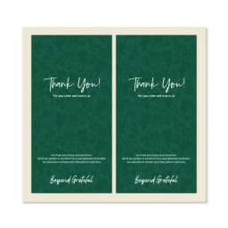 50PCS 5x10cm Thank You Stickers For Business Label Gifts Box Package Handmade Merchandise Decoration Greeting Paster Wholesale