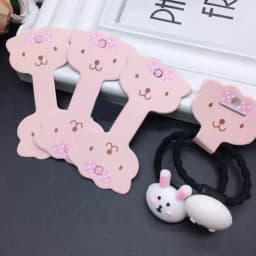 50pcs/lot Cute Jewelry Packing Cards Pink Kraft Paper Tag for Headband Necklace Bracelet Display Cardboard Holder Retail Lables