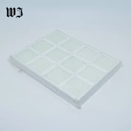 Wholesale Gemstones Collection Box Loose Diamond Jewelry Display Case Holder Gem Show Storage Container Box Plastic White Black
