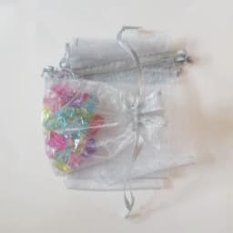 50pcs 17x23 20x30 Jewelry Packaging Drawable Organza Bag Jewelry Pouches Wedding Party Decoration Gift Bags Jewelry Packing Bags