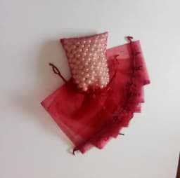 50pcs 17x23 20x30 Jewelry Packaging Drawable Organza Bag Jewelry Pouches Wedding Party Decoration Gift Bags Jewelry Packing Bags