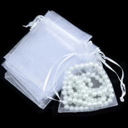 50 Pcs/Lot 7x9/9x12/10x15cm Colorful Jewelry Bags Organza Jewelry Packaging Bags Wedding Gift Storage Drawstring Bags