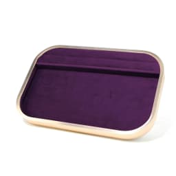 Noble Velvet Cloth Jewelry Display Stand Deep Purple Necklace Ring Jewelry Counter High End Display Props Storage Of Jewelry