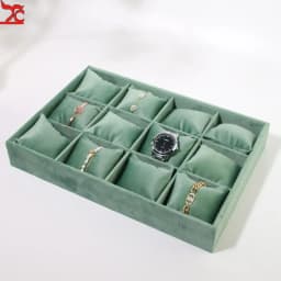 Noble Velvet Cloth Jewelry Display Stand Deep Purple Necklace Ring Jewelry Counter High End Display Props Storage Of Jewelry