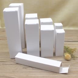 10pcs Multi Size Rectangular 4*4*12 16 10cm Packaging Box Packaging Folding Boxes For Essential Candle Gift Oil Bottle Package