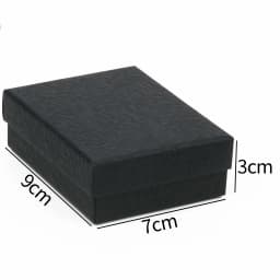 1Pcs Paper Jewelry Box Black Starry Sky Cardboard Boxes For Ring Necklace Earring Pendant Jewelry Display Packaging Box