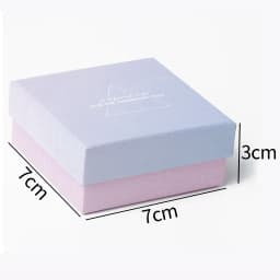 1Pcs Paper Jewelry Box Black Starry Sky Cardboard Boxes For Ring Necklace Earring Pendant Jewelry Display Packaging Box